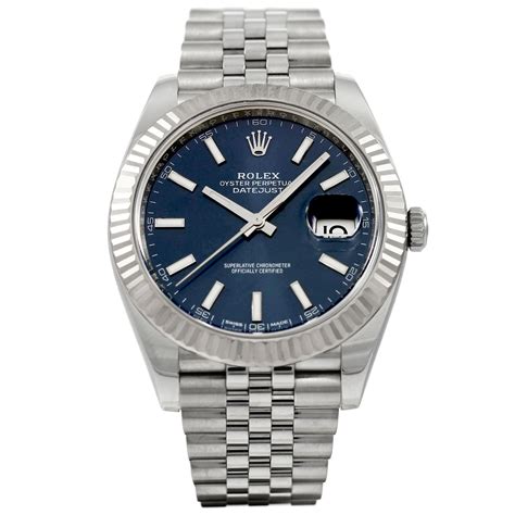 datejust blue dial 41mm.